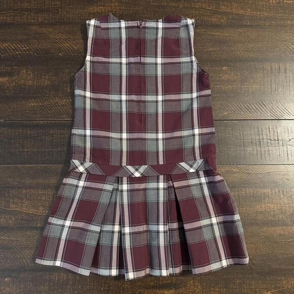 Lot of 2 Plaid School Uniform Jumpers Dennis True Grits Size 4 & 6 Pleated Dress - Picture 11 of 14